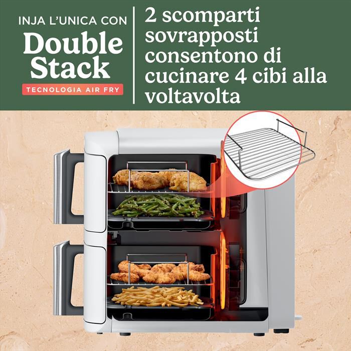 NINJA - FRIGGITRICE ARIA DOUBLESTACK 9,5 L SL400EUWH-Bianco