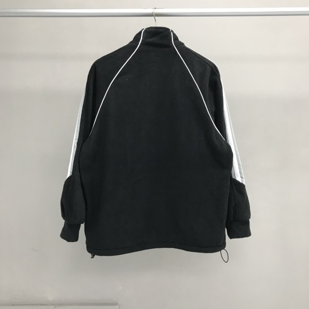 BLCG fleece striped double hook jacket