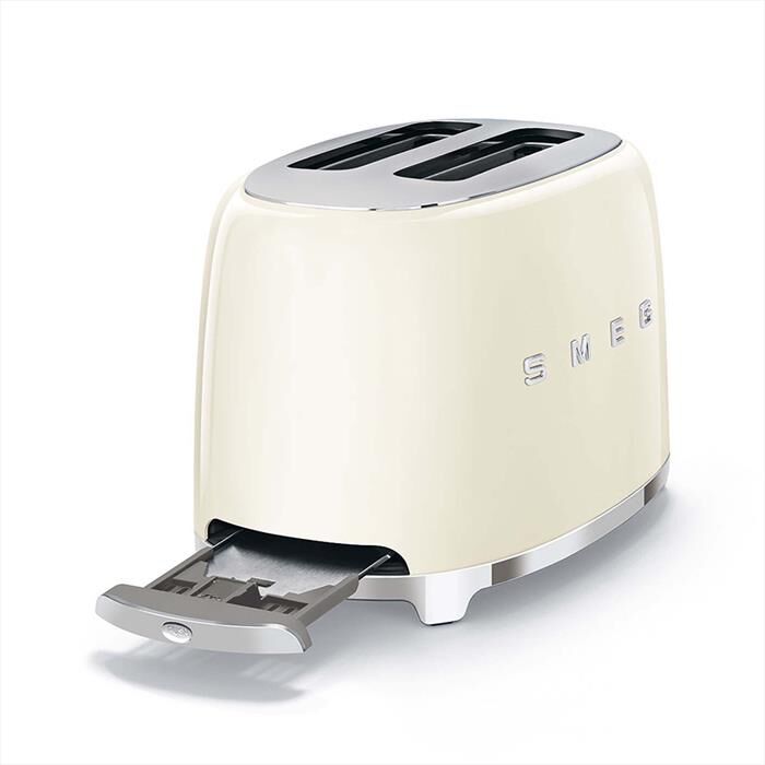 SMEG - Tostapane 50's Style  2x2 fette – TSF01CREU-panna
