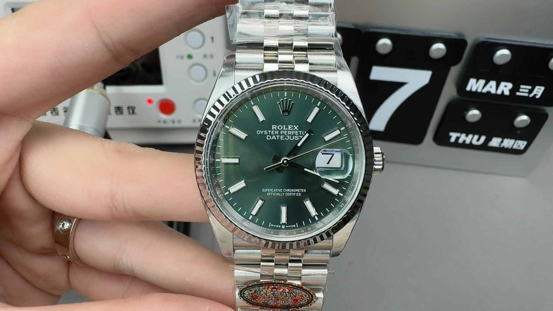 Clean Factory Datejust 36 126234 – Green Dial 36mm Rolex Clone