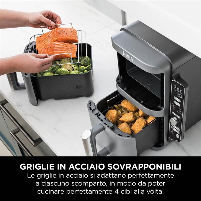 NINJA - FRIGGITRICE AD ARIA 9,5 LT SL400EU-Grigio