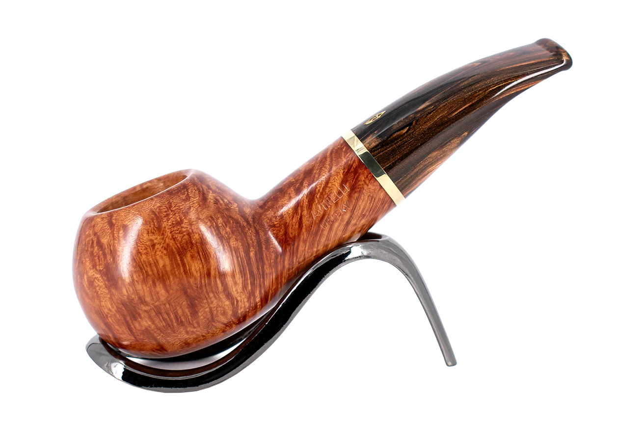 Savinelli Whiskey Natural Smooth 320 - 6mm Briar Pipe