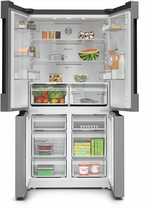 BOSCH - Frigorifero Multidoor KFN96VPEA Classe E 183x91 cm-Acciaio anti-impronta