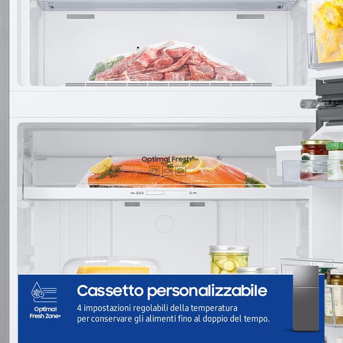 SAMSUNG - Frigorifero 2 porte RT47CG6626S9ES Classe E 465 lt-METAL INOX