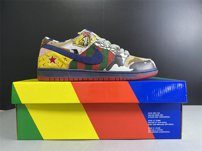 NK DUCK LOW PRO WHITE RED YELLOW 318403-175