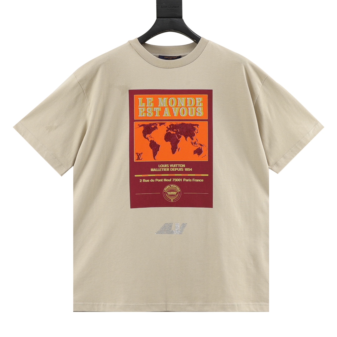 LV Logo lettering T-shirt