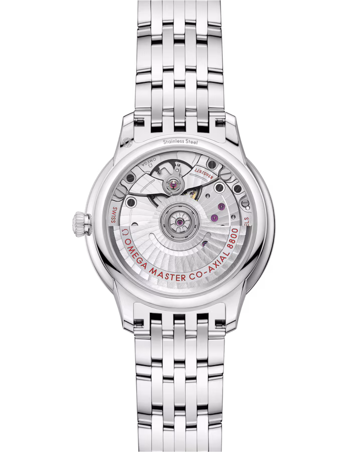 Omega De Ville Prestige, Stainless Steel and Diamond-set, 34 mm 434.15.34.20.52.002