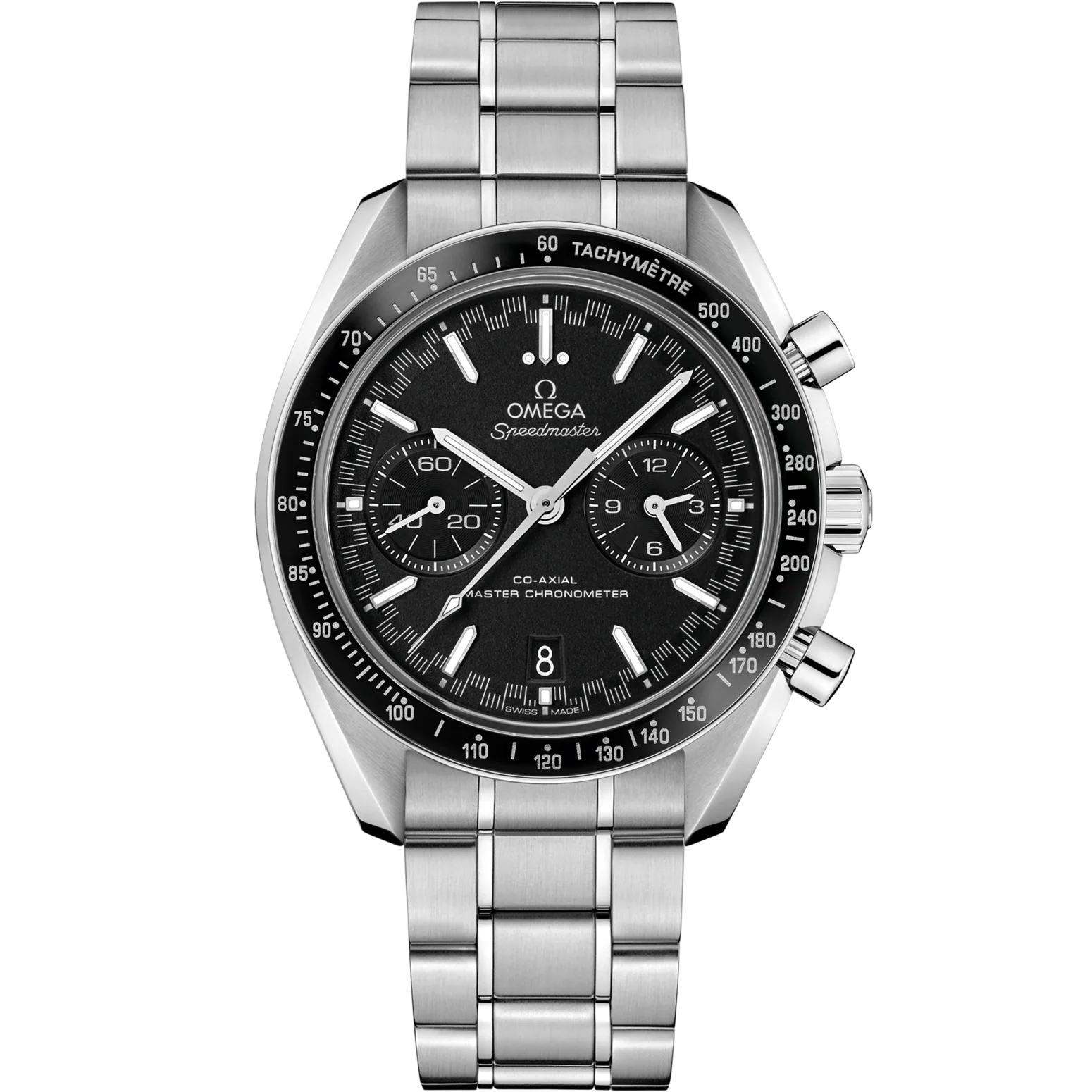 Omega Speedmaster Racing Black Dial 44.25mm Stainless Steel Bracelet 329.30.44.51.01.001