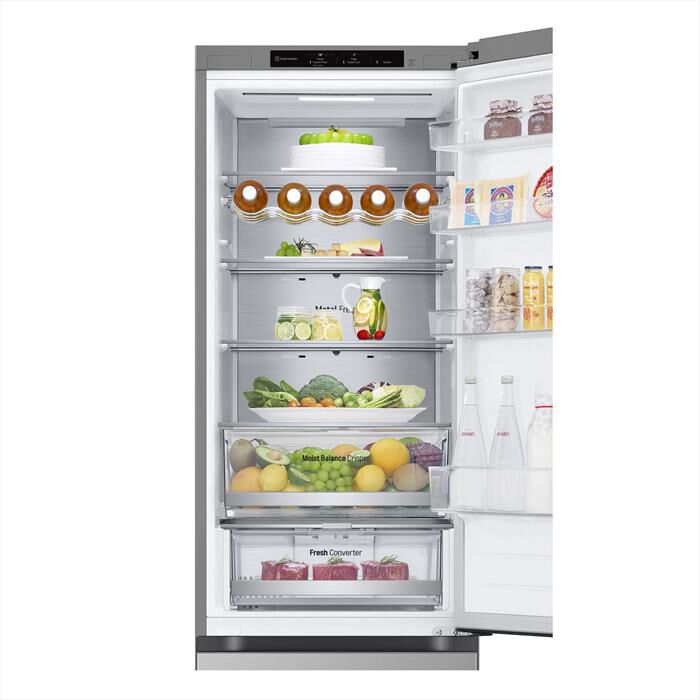 LG - Frigorifero combinato GBV5240DPY Classe D 387L-Argento