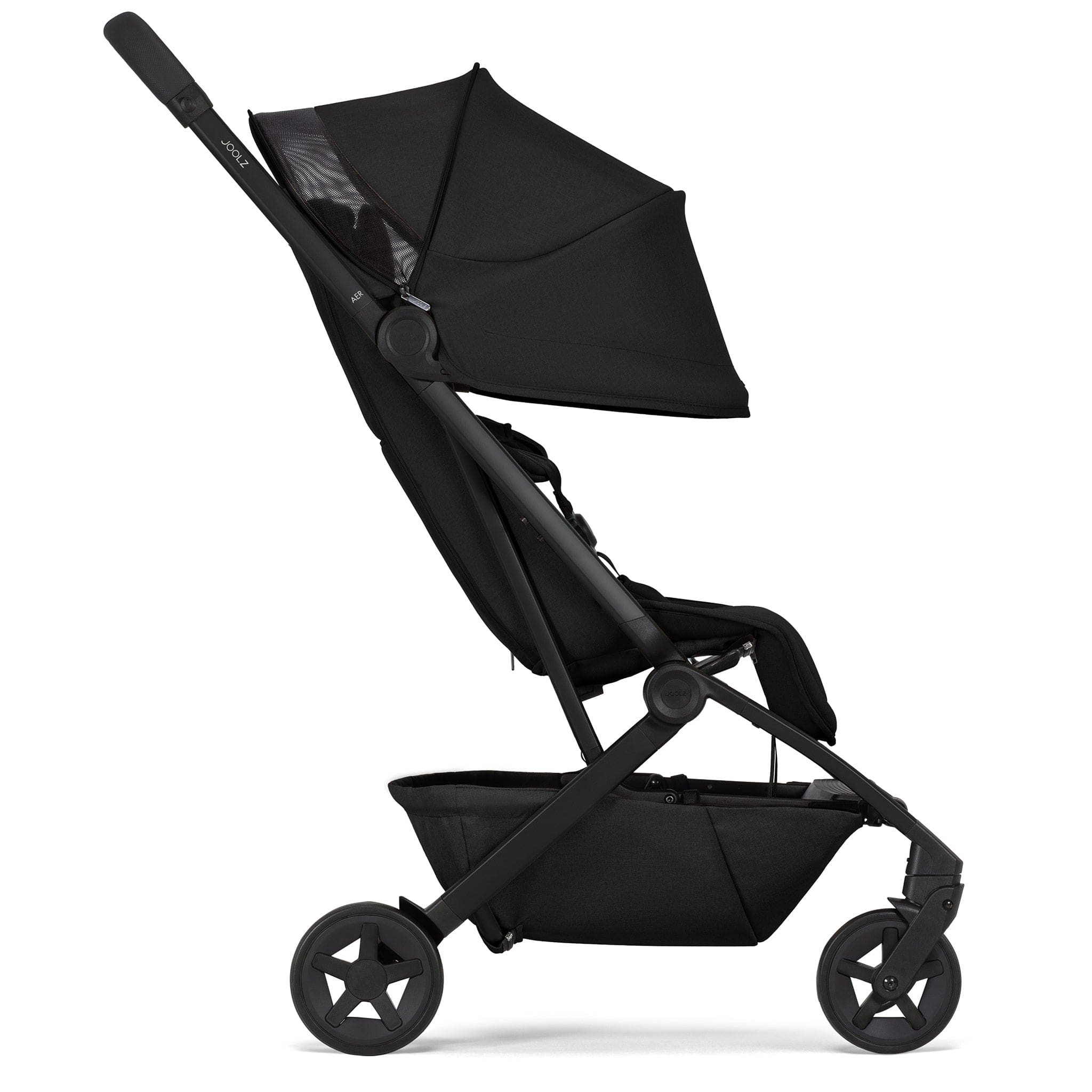 Joolz Aer2 Lightweight Compact Stroller + Nest to Seat Bundle - Space Black