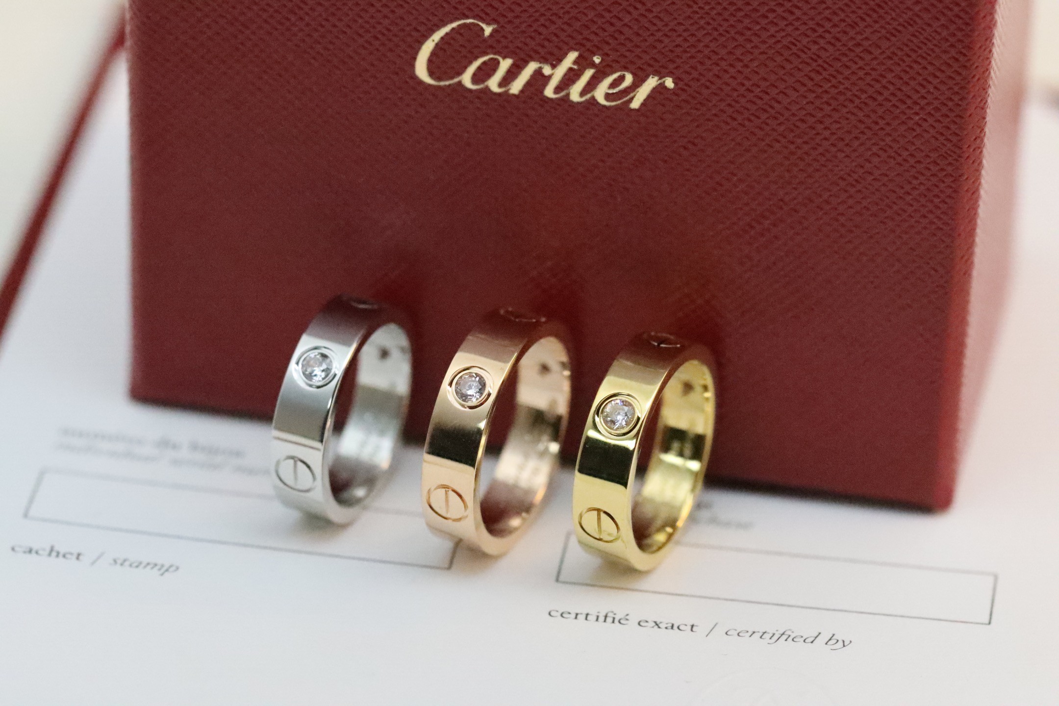 Carti LOVE Ring（Multiple colors）
