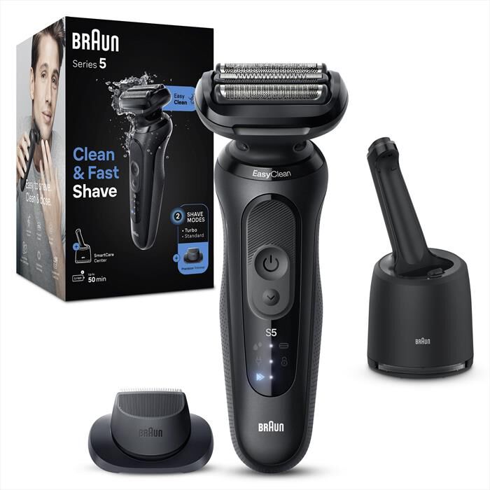 BRAUN - Rasoio SERIES 5 52-N7200CC-NERO