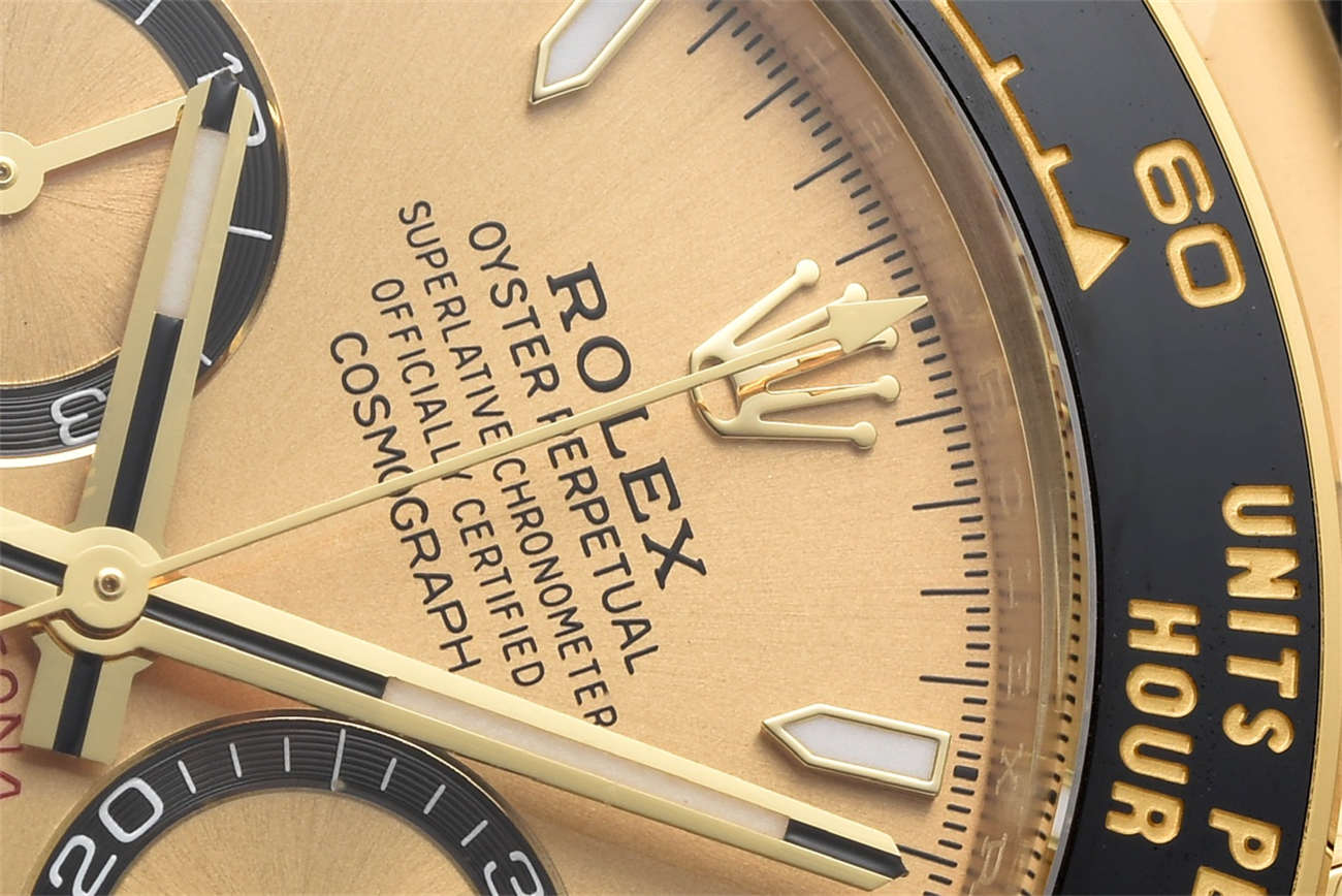 Rolex Daytona 126518LN Replica – 18K Yellow Gold Oysterflex Chronograph