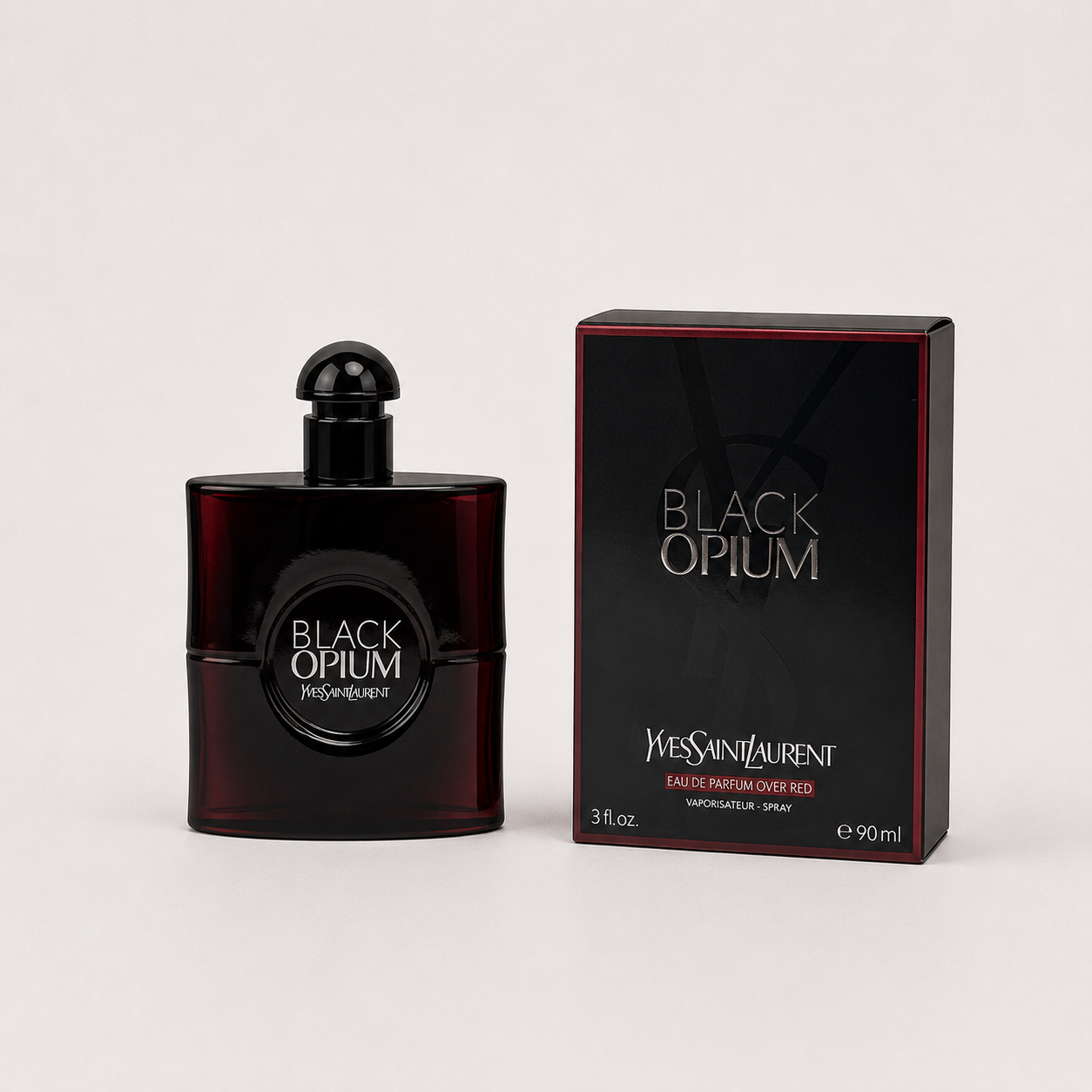 D038：Yves Saint Laurent Black Opium Eau de Parfum Over Red Spray 90ml