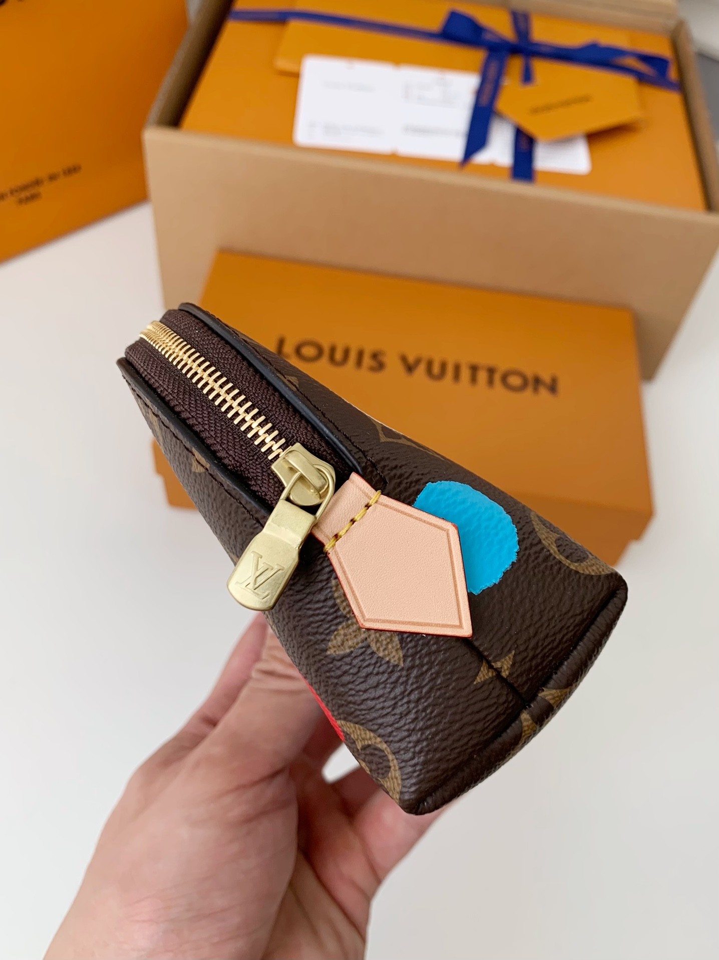 LV x YK POCHETTE COSMETIQUE 17*12*6cm