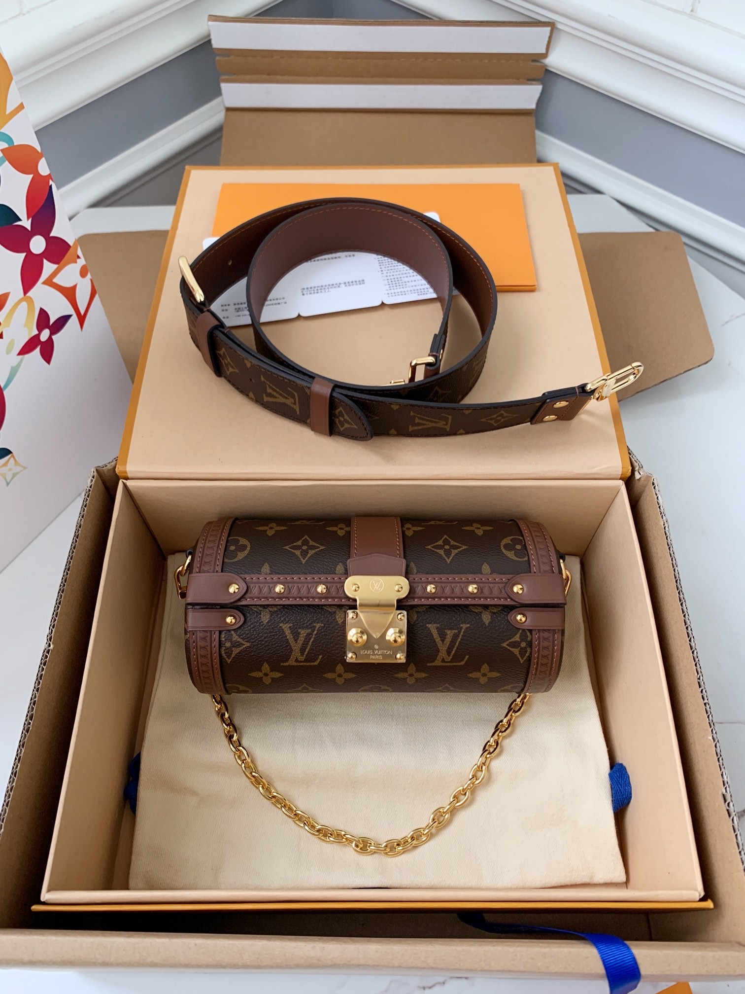 LV PAPILLON TRUNK M57835 19*9*9cm