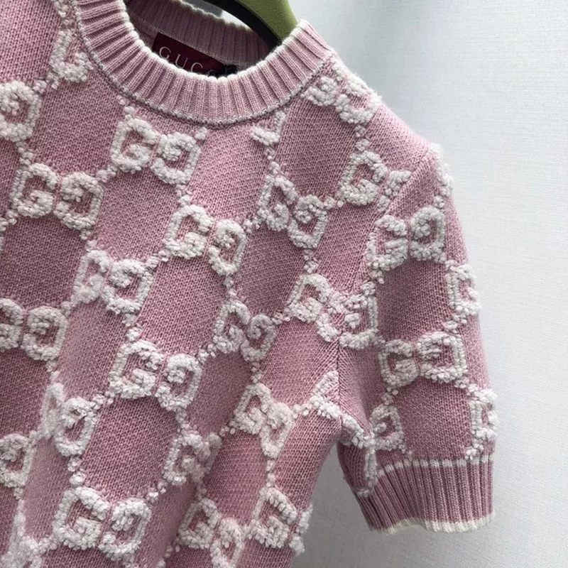 Jacquard loop knit sweater MY-93237