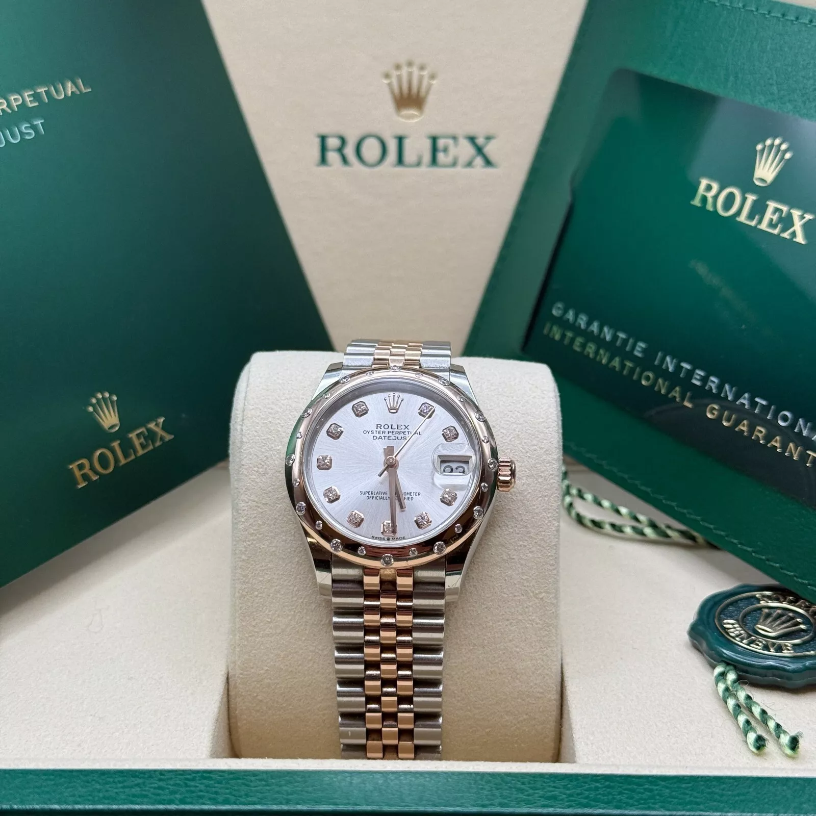 【Super Clone】RLX Datejust m278341-0015/0016 Silver Dial 31mm Oyster Bracelet