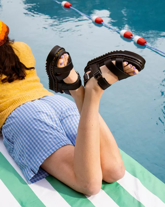 Voss II Athena Leather Strap Sandals