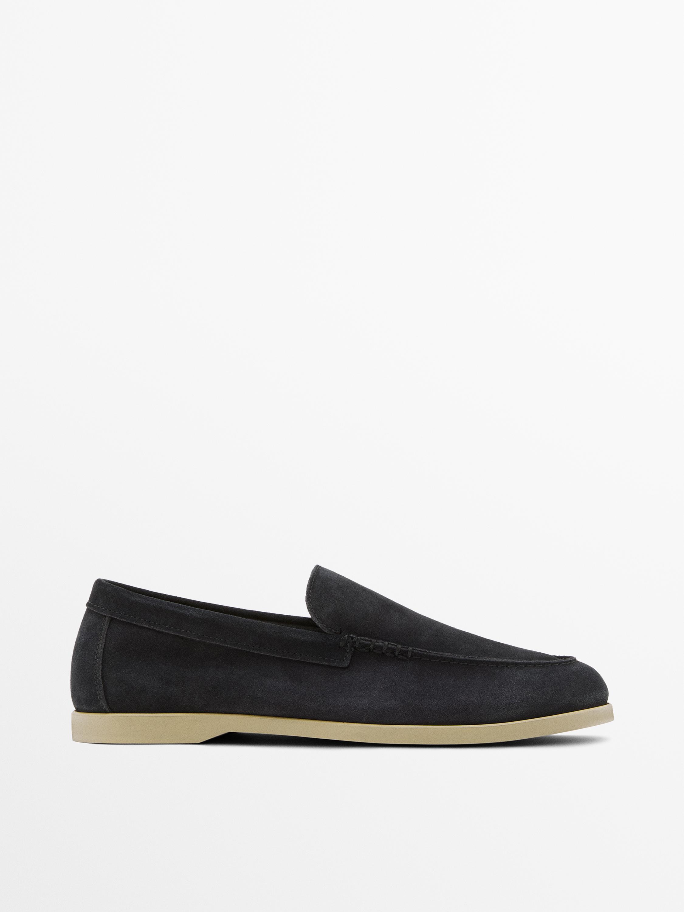 Mocasín piel serraje soft