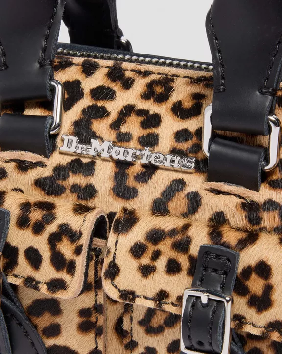 Mini Top Handle Leopard Print Bag