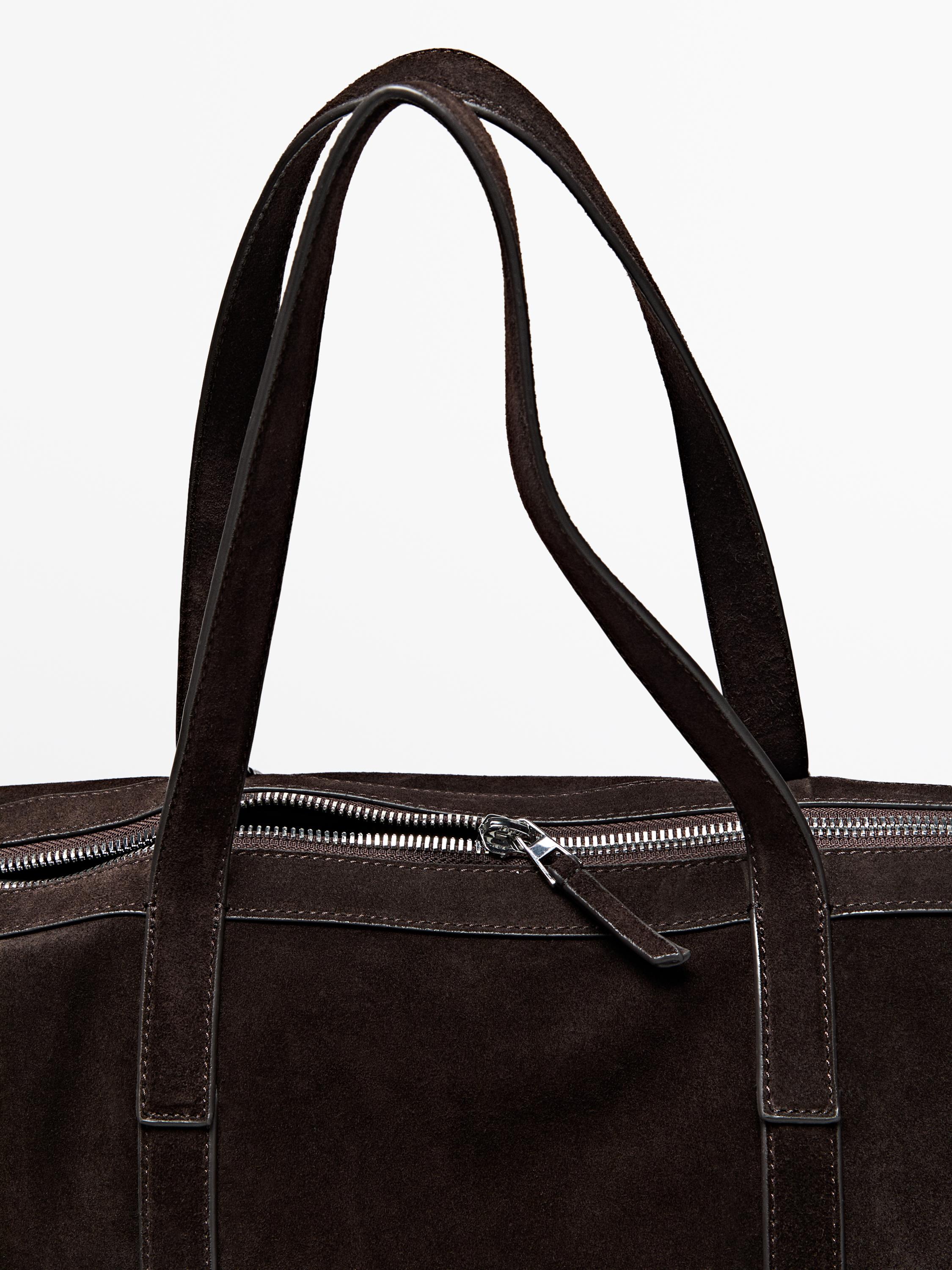 Bolso de viaje piel ante