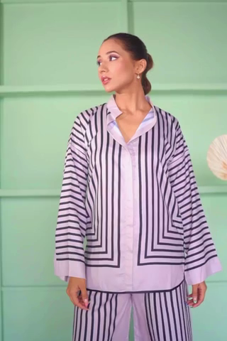 Off-White Stripes In A Box Coord Set