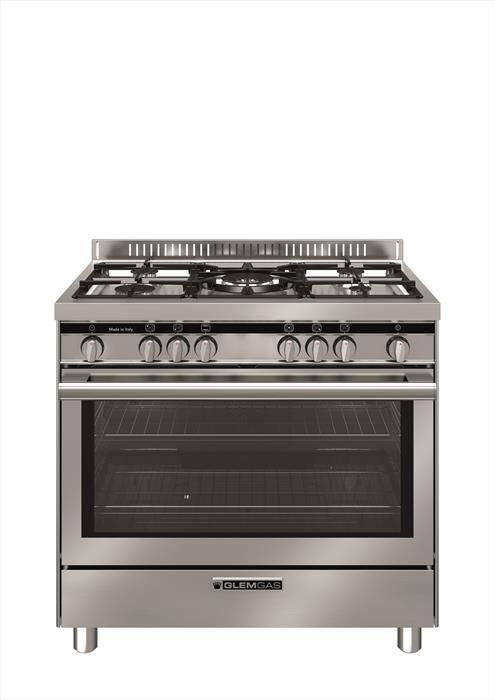 GLEM GAS - Cucina a gas ST965VI Classe A-INOX
