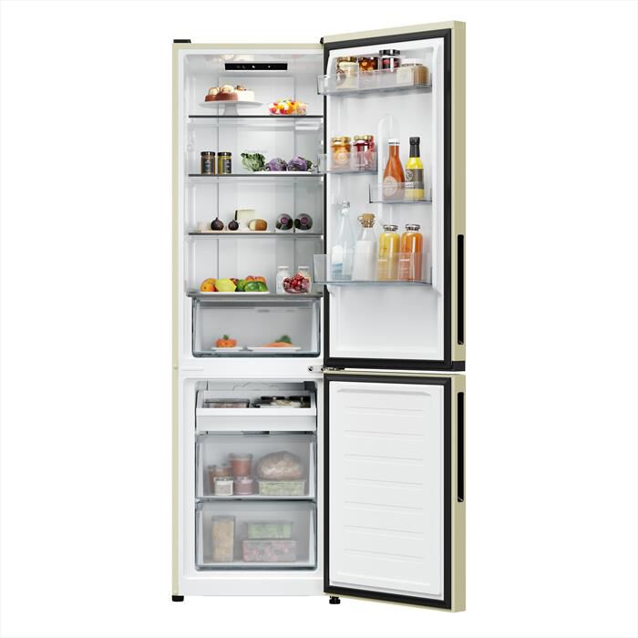CANDY - Frigorifero combinato CNCQ2T518EC Classe E 279 lt-Crema