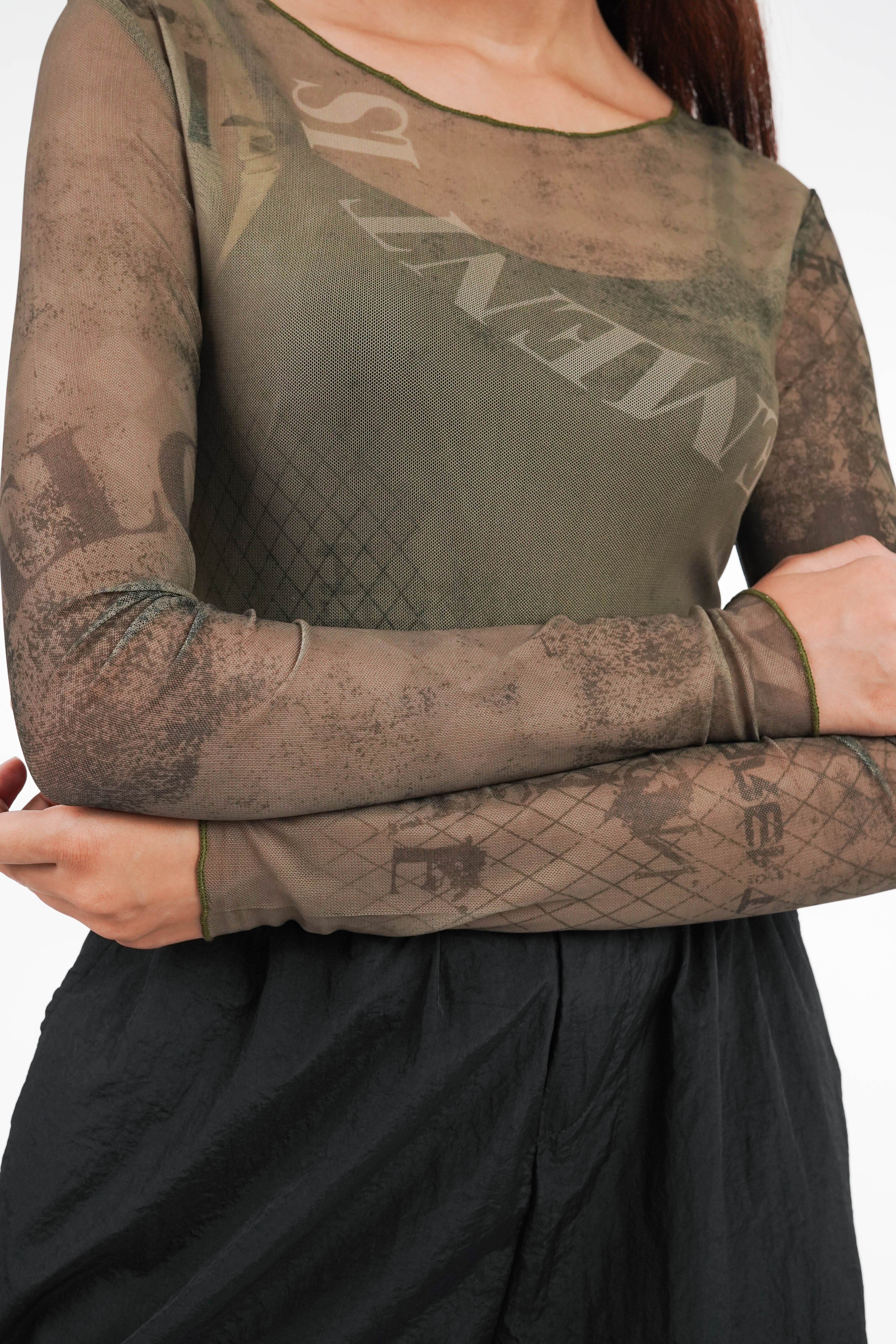 Jungle Mesh Top