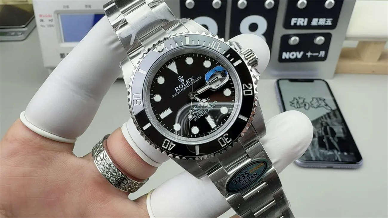 Clean Factory Rolex Submariner 126610LN Replica – Black Dial V5 Edition (Dandong 3235)