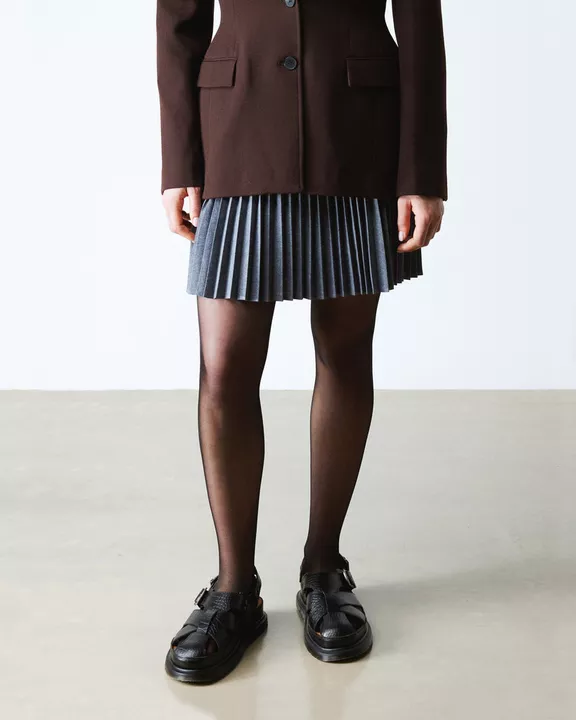 Fisherman Crocodile Analine Leather Sandals