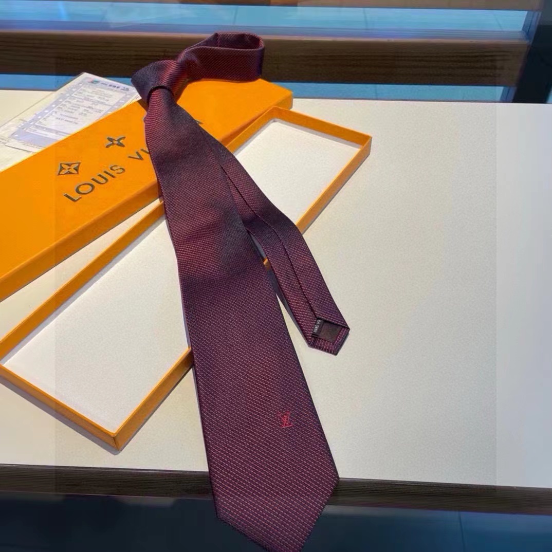 Fashion Top quality Weave Wine Red Necktie LD-861001