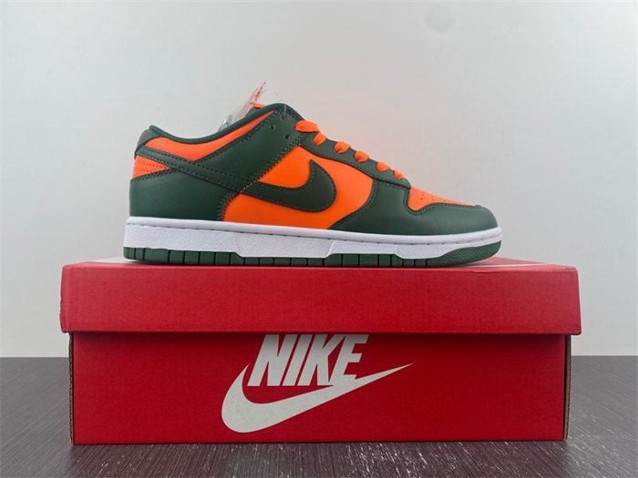 NK Dunk Low Retro Miami Hurricanes  DD1391-300