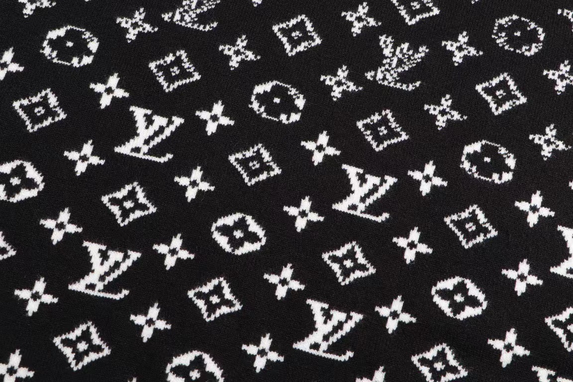 Printed small print sweater all over print