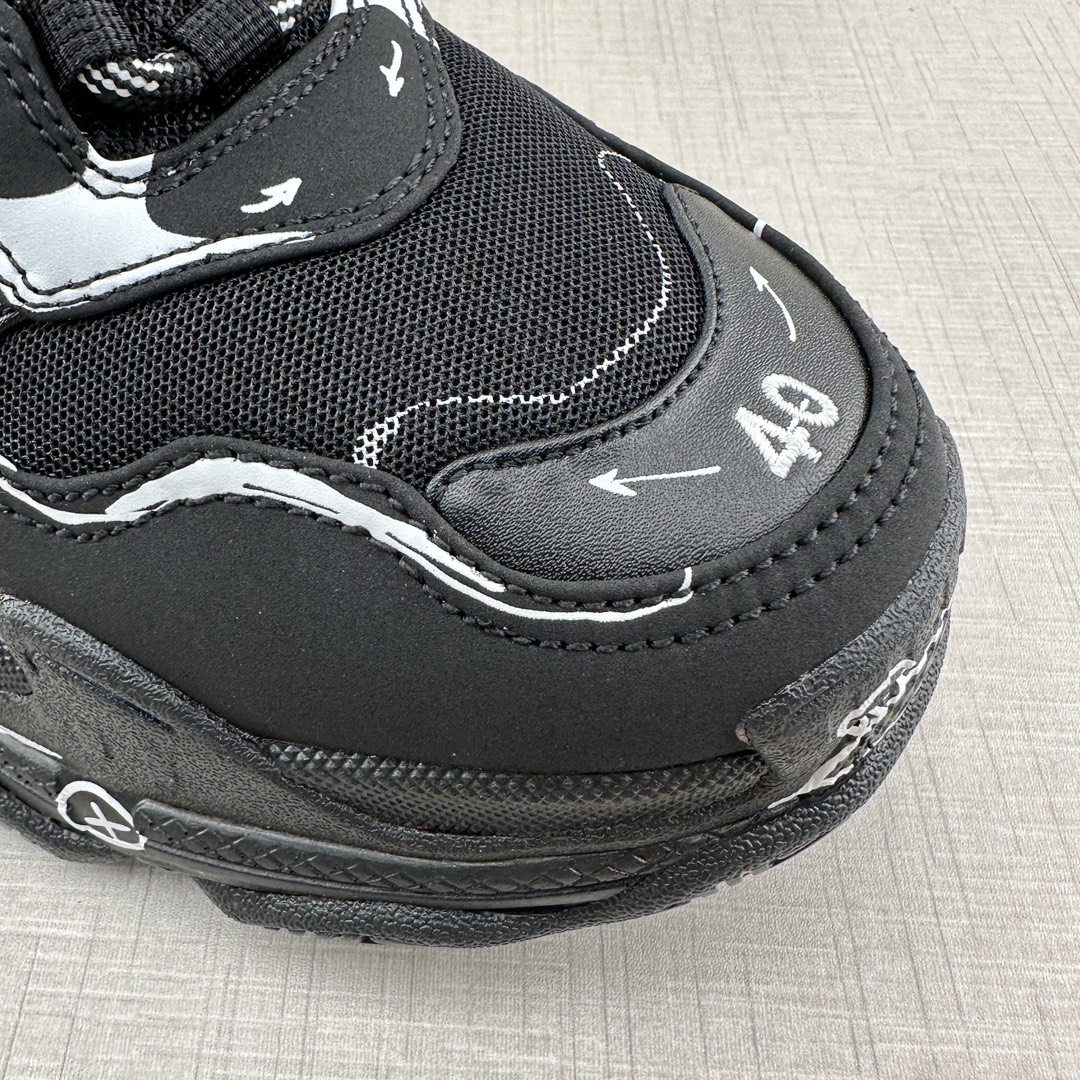 Balenciaga Dad Shoes 10th Generation Black