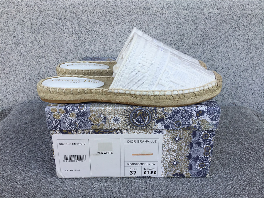 Dior 20s Spring First Summer Xiudi Fishing Off Shoes 0704dio02