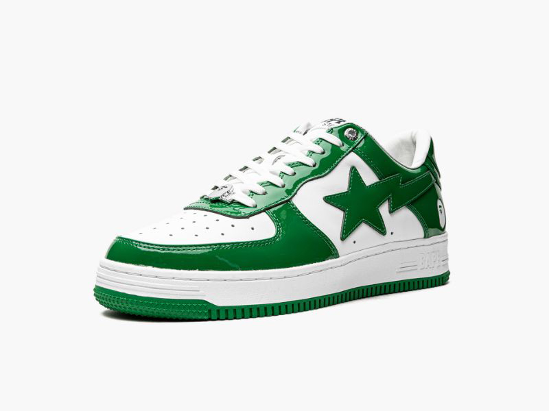 A BATHING APE? Womens BAPE STA LOW L IT GREEN