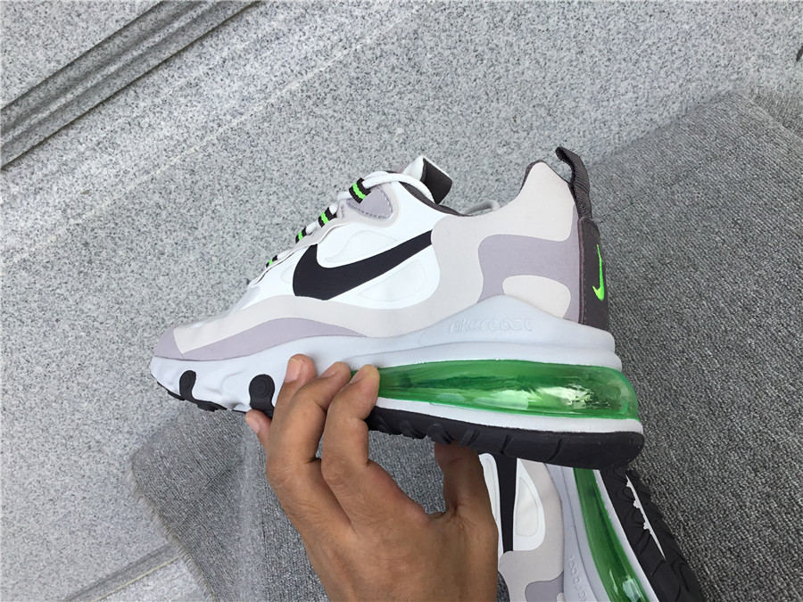 Nike Air Max 270 React Air Cushioned Running Shoe CI3866-100