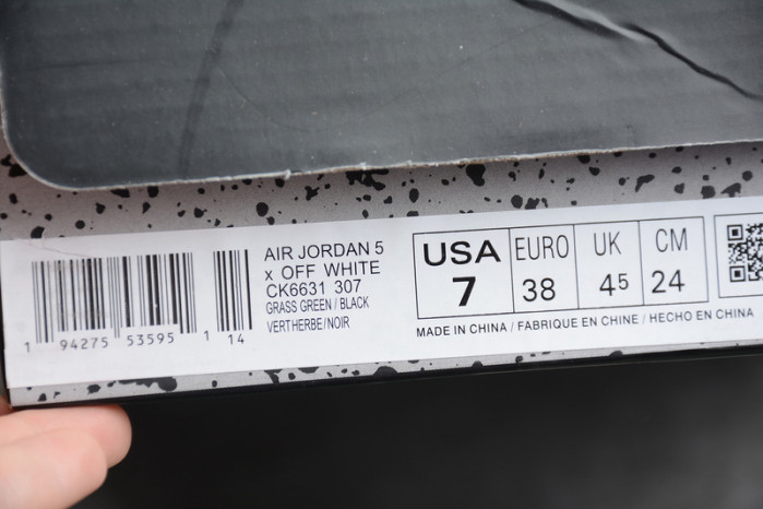 Air Jordan 5 Oregon Ducks CK6631-307