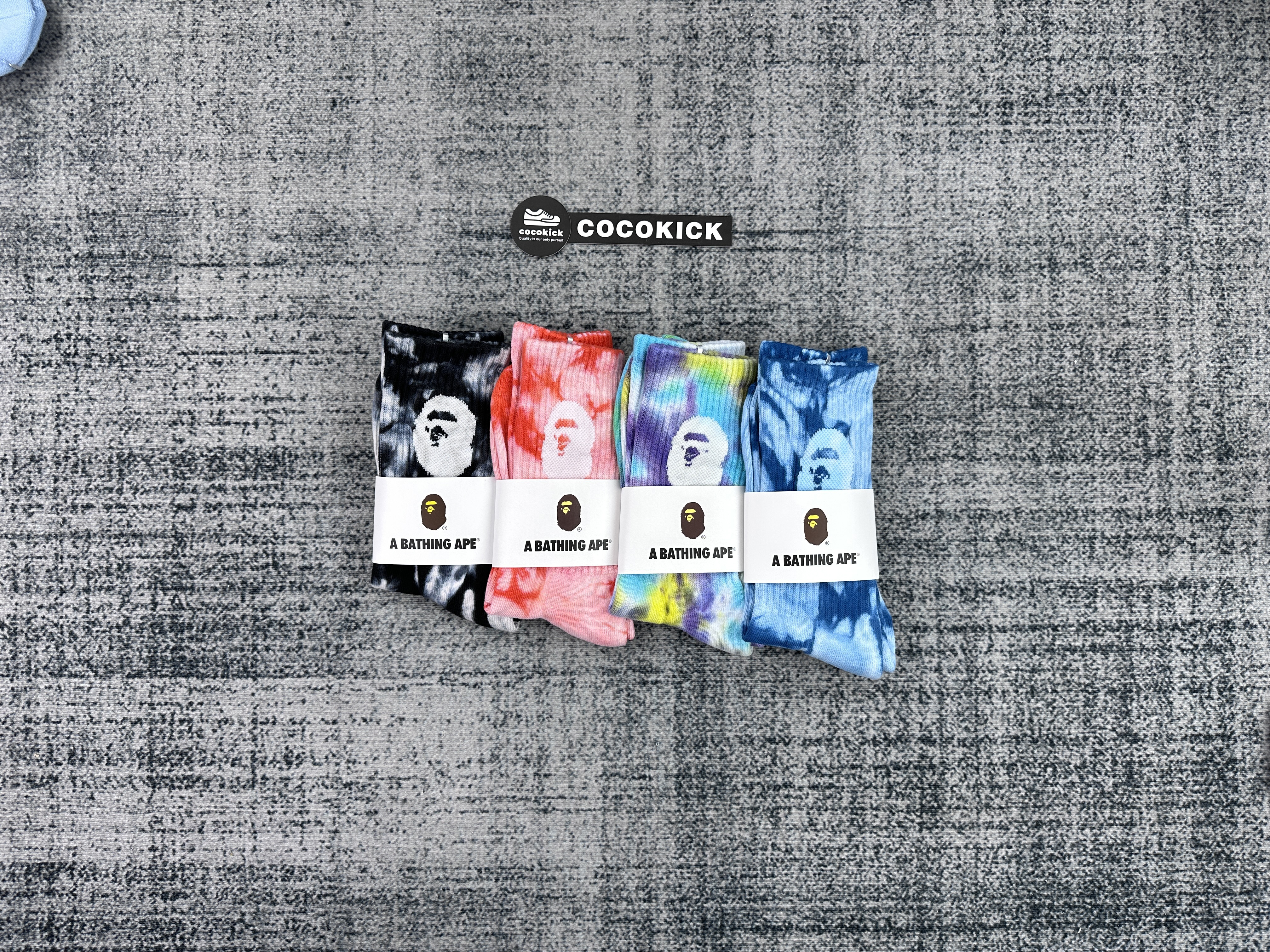 bape ape head high socks camouflage GF05084