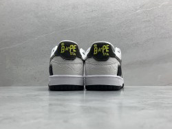 GT A Bathing Ape Bape SK8 Sta White Silver