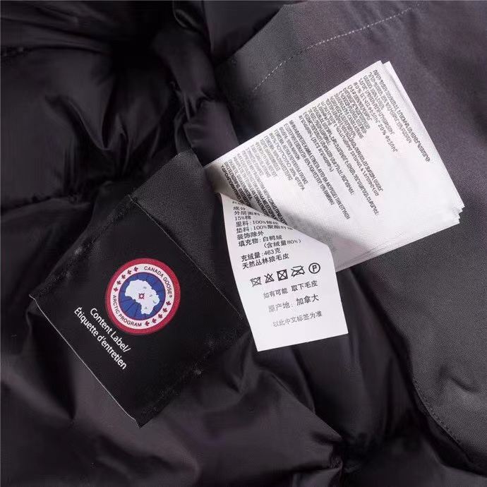 Canada goose down jacket gray black