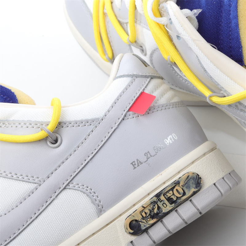 Nike Dunk Low Off-White Lot 27 DM1602-120 SAIL/NEUTRAL GREY