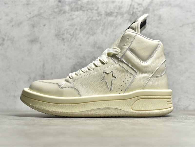 Converse TURBOWPN Mid Rick Owens DRKSHDW Egret 172343C