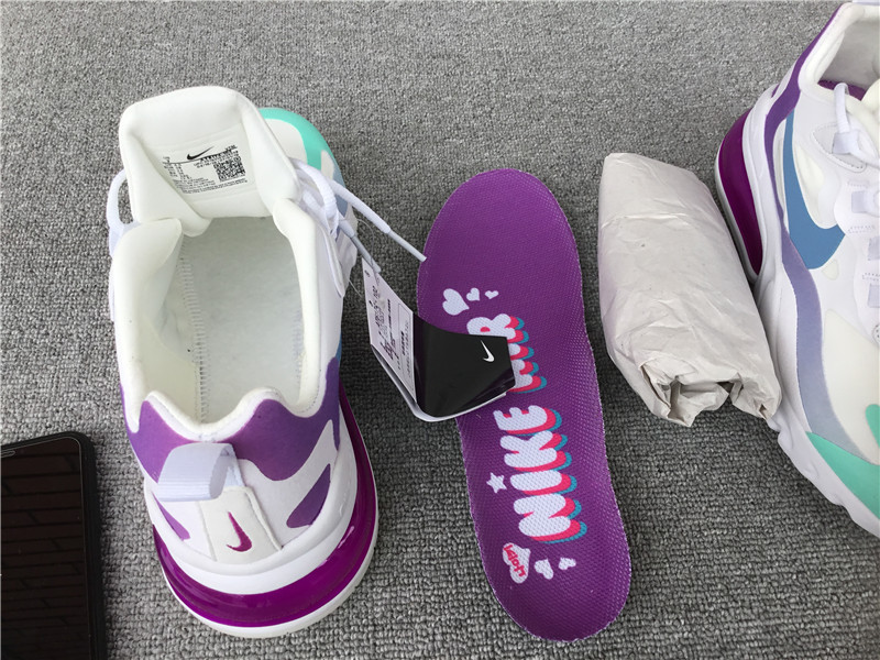 Nike Air Max 270 React Air Cushioned Running Shoe AT6174-102