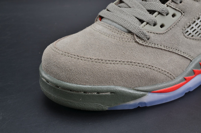 Bape x Air Jordan 5 Trophy RoomCamo university red mens 136027-051