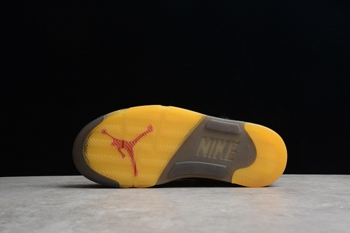 Off-White Air Jordan 5 Sail Fire Red DH8565-100