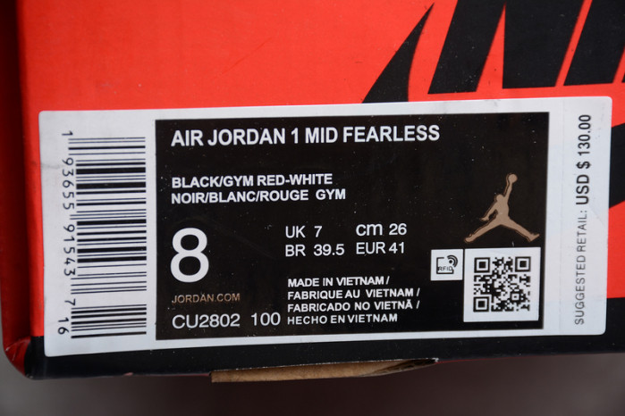 Air Jordan 1 Mid FACETASM CU2802-100