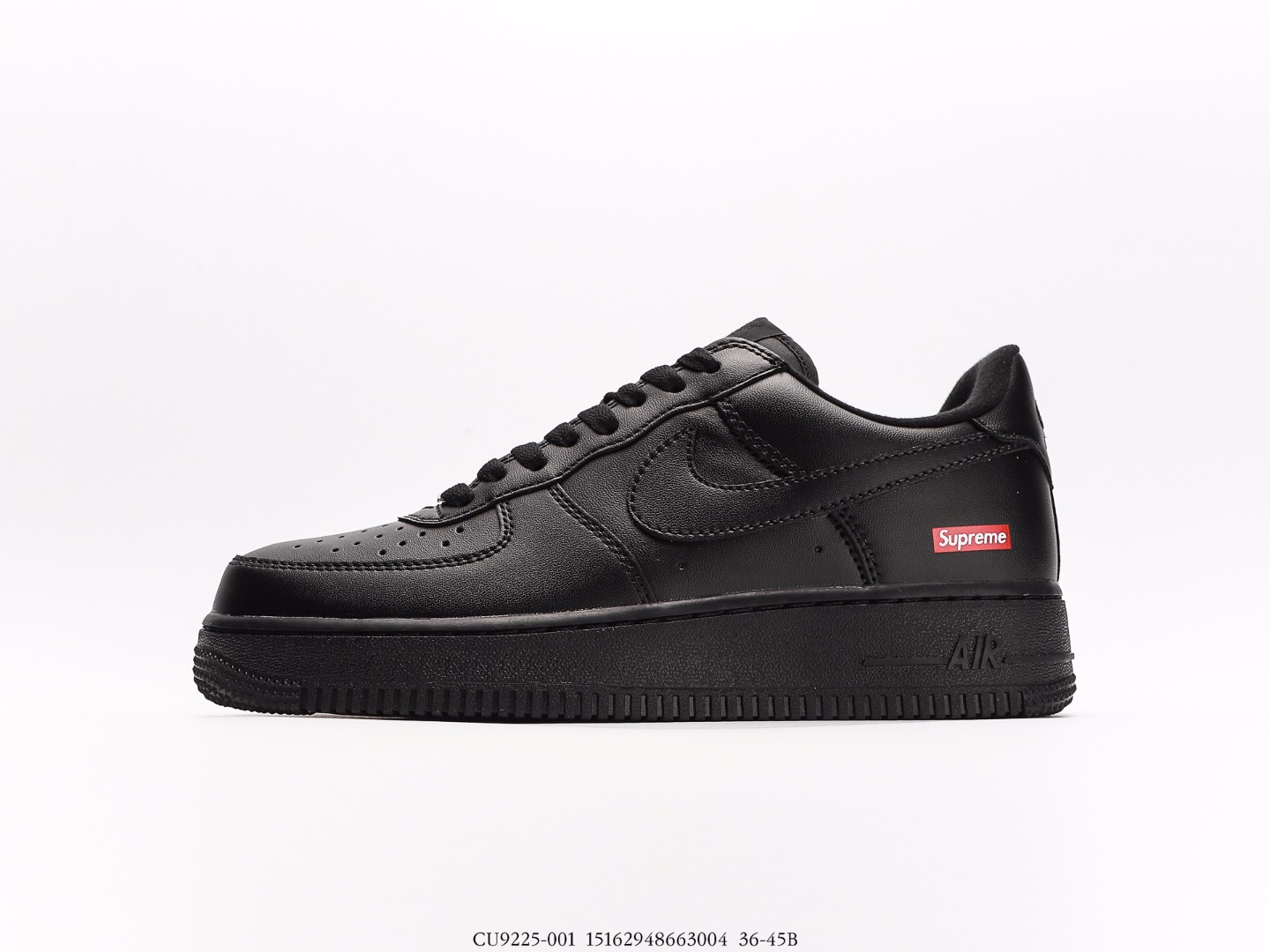 Nike Air Force 1 Low Supreme Black CU9225-001